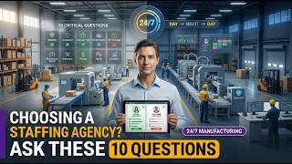 How to Choose a Staffing Agency for a 24/7 Manufacturing Operation | 10 Critical Questions to Ask