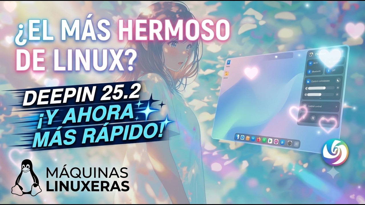 ¿El escritorio más HERMOSO de Linux ahora es RÁPIDO? 🌟 Probamos Deepin 25.2