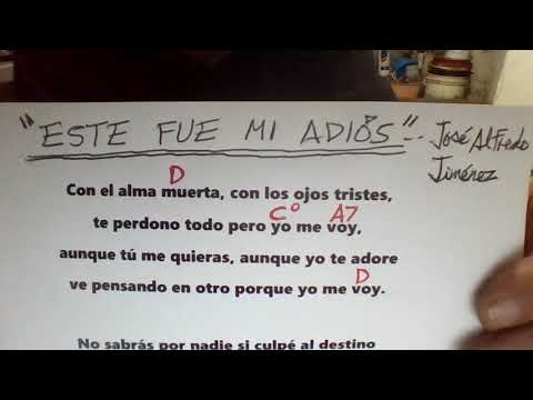 Este Fue Mi Adiós - Jose Alfredo Jimenez