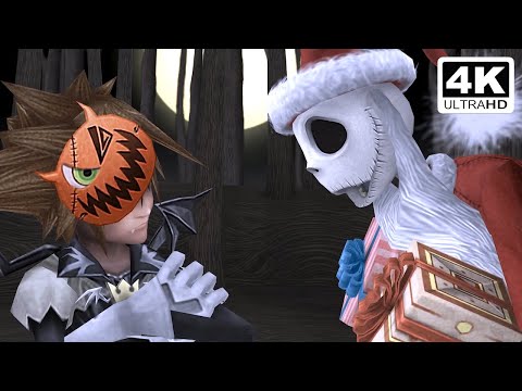 Kingdom Hearts 2 Final Mix PC - Halloween Town 2nd Visit (4K)