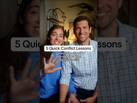 5 Quick Conflict Lessons #relationship