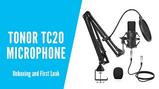 Video thumbnail for TONOR TC20 XLR Condenser Microphone Kit - Unboxing and First Look by T is for Tech