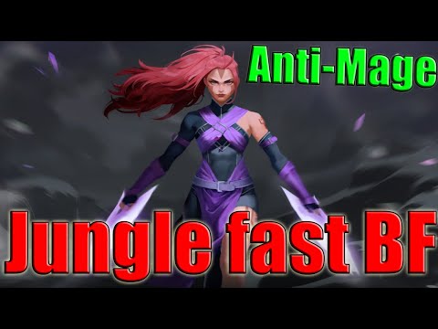 DoTa 2 Jungle Fast BF Anti-Mage 12 min Patch 7.27