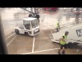 Funny London Stansted Airport Ground Crew Crazy  :-)