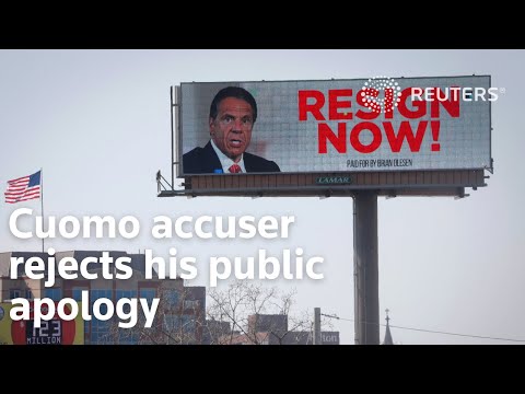 庫莫指控者夏洛特-貝內特拒絕他的公開道歉。 (Cuomo accuser Charlotte Bennett rejects his public apology)