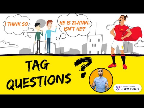 Tag Questions- A short, fun, and interactive ESL video
