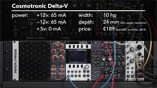 Video thumbnail for Cosmotronic Delta-V Dual Amped Function Generator 1/2: envelope & LFO (LMS EE) by Chris Meyer: Learning Modular + Alias Zone