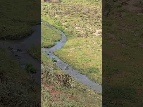 Ribeirão perto da cidade de Amparo da Serra - MG