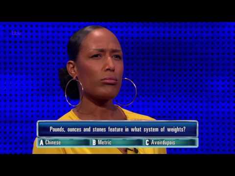 Denika Gets Her Avoirdupois Question Wrong - The Chase
