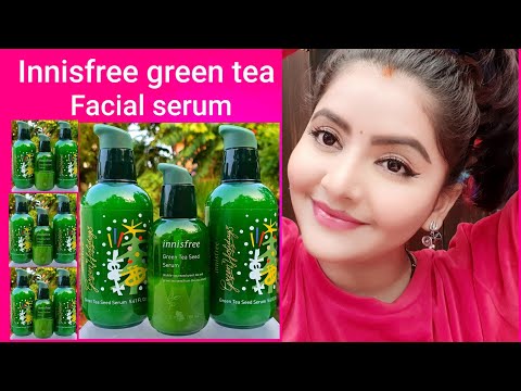 Innisfree green tea seed serum review | RARA | Best Hydrating facial serum | Video
