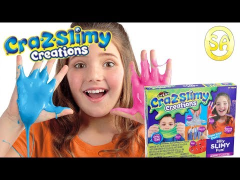 CRAZ SLIME Creations - a how to make video on Crazy glitter Slime