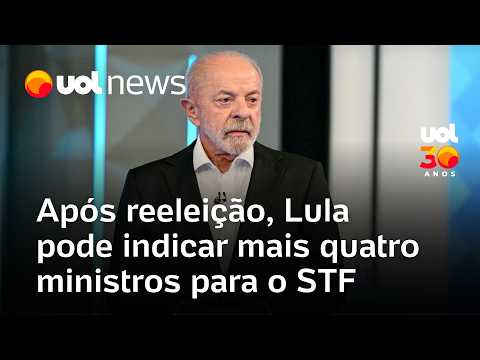 Reeleito, Lula pode indicar mais quatro ministros para o STF no próximo mandato