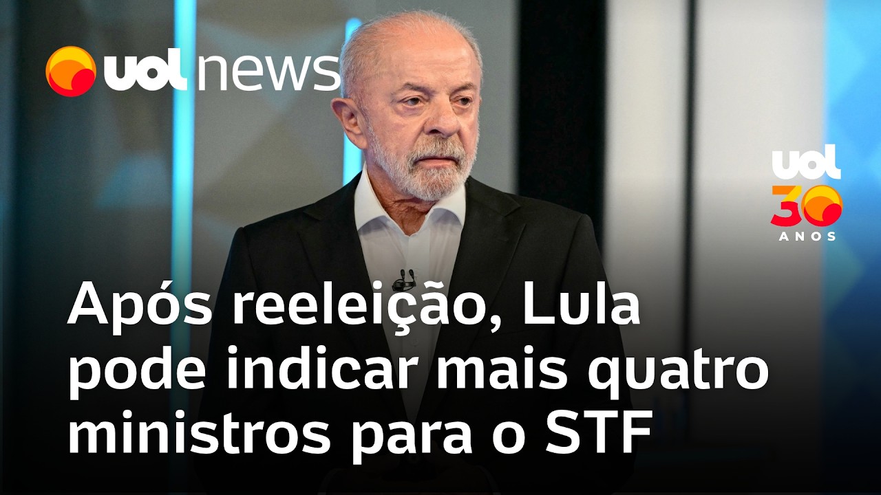  Reeleito, Lula pode indicar mais quatro ministros para o STF no próximo mandato