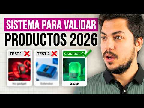 Productos Ganadores Dropshipping 2026: Proceso de Validación Paso a Paso