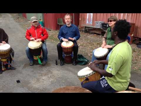 Bouba Teaches N'Gri at Autumn Drum and Dance Retreat