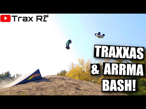 Traxxas & ARRMA Bash Session! | Stampede 4x4 VXL vs Granite 4x4 3S BLX V3 | Sending RC's Off Jumps!