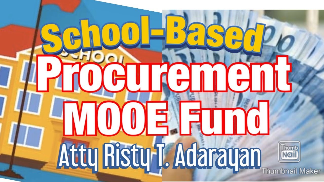 School MOOE-School Based Procurement