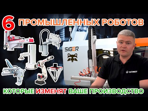 Виды промышленных роботов: плюсы и минусы, цены, применение в литье пластмасс