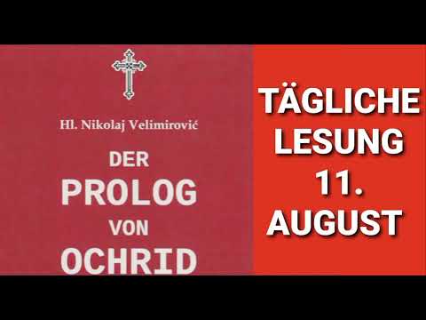 Der Prolog von Ohrid vom 11. (24.) August