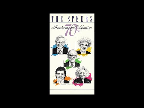 70th Anniversary Celebration OOP VHS - The Speers (1991) [Full Concert]