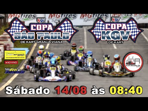 COPA SÃO PAULO DE KART 6ª Etapa + COPA KGV 5ª Etapa | Ao Vivo