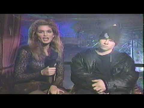 Marky Mark - Interview segment with Cindy Crawford (New Year's Eve 1991)