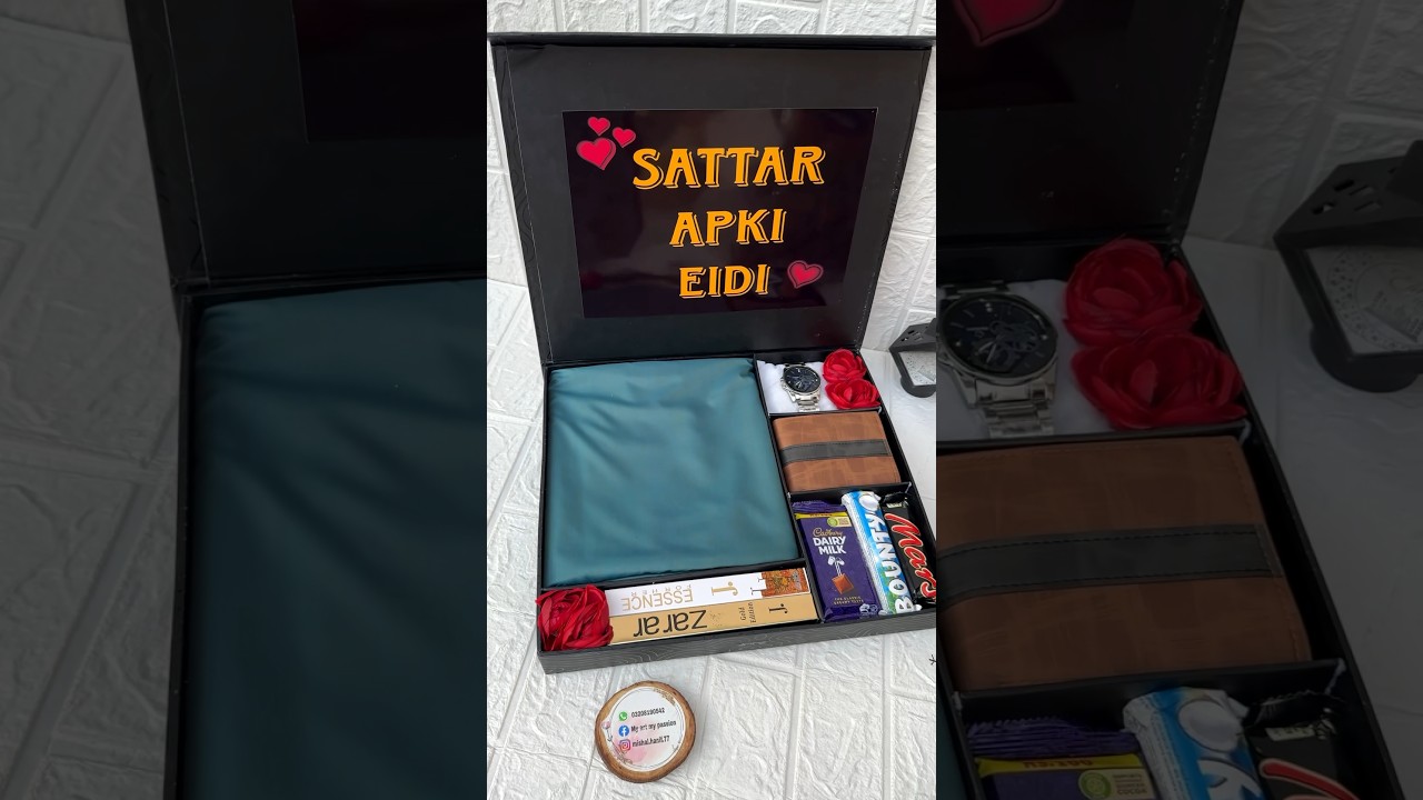 Eidi deal box for him ❤️❤️ #eidgifts #eidmubarak