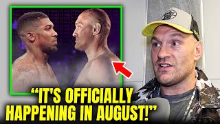 "THE WAIT IS OVER!" Tyson Fury FINALLY Announces Timeline for Anthony Joshua Fight!