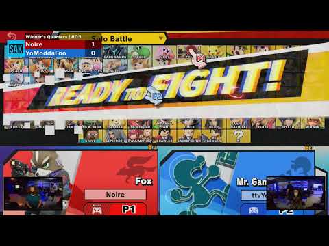 Pilot Program 8 Winners Quarters - Noire (Fox) vs YoModdaFoo (Game & Watch)