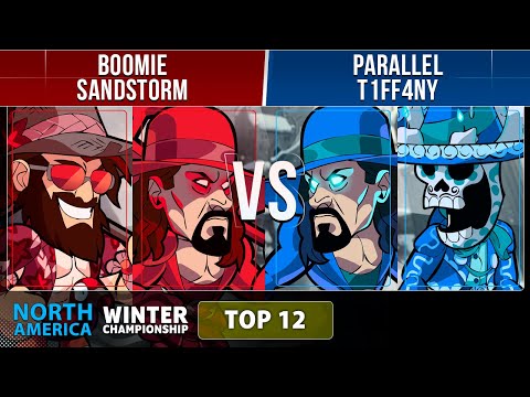 Boomie & Sandstorm VS Parallel & T1FF4NY - Top 12 - NA - Brawlhalla Winter Championship 2022