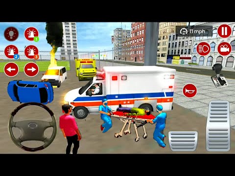 US Ambulance Driving Simulator 2021 - Best Emergency van Rascue Drive - Android Ios Gameplay