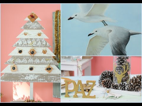 ManosalaObraTv Programa 106 Ambientacion Navideña - Adornos Navidelños - Pintar Cuadros