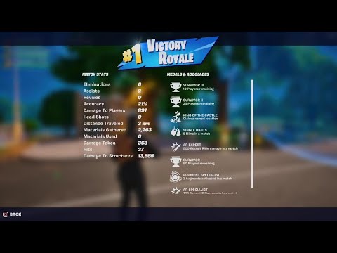 Fortnite Chapter 4 Season 1 - Trios 14th Victory Crown