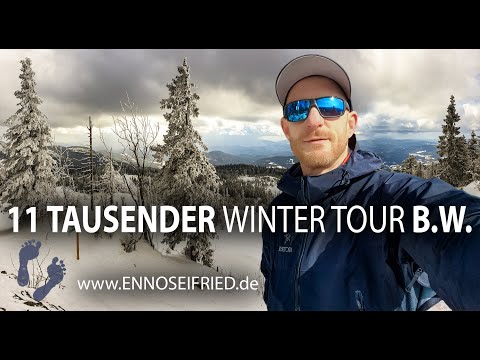11 Tausender Tour Bayerischer Wald - Winter Biwak auf dem Goldsteig Fernwanderweg