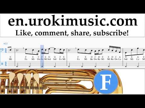 Tuba lessons DJ Khaled, Justin Bieber - No Brainer Sheet Music Tutorial um-ih352