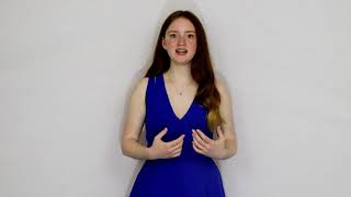 Sample Student Audition Video ("A Funny Thing..." 