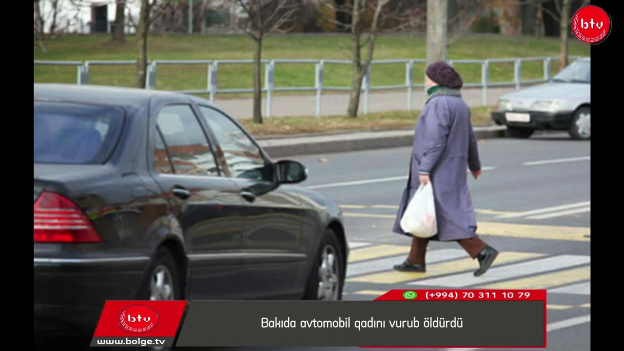 Bakıda avtomobil qadını vurub öldürdü