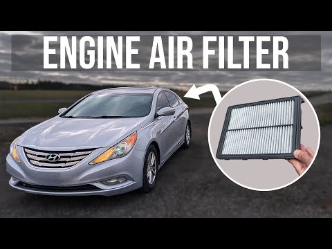 How to Replace Engine Air Filter - Hyundai Sonata (2011-2014)