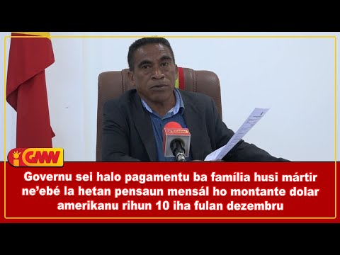 Governu sei halo pagamentu ba família husi mártir ne’ebé la hetan pensaun mensál
