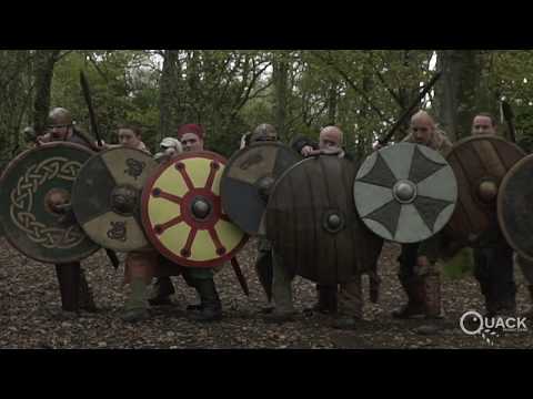 Tactic for fighting a shieldwall