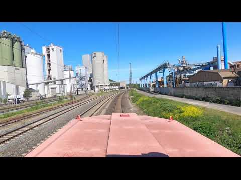 4K Führerstandsmitfahrt BR 261 Würzburg - Aschaffenburg ( Cabview )