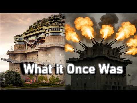 WWII German Flak Tower (Now Green Hotel) 💣 Still Standing | Teach a Man to Fish