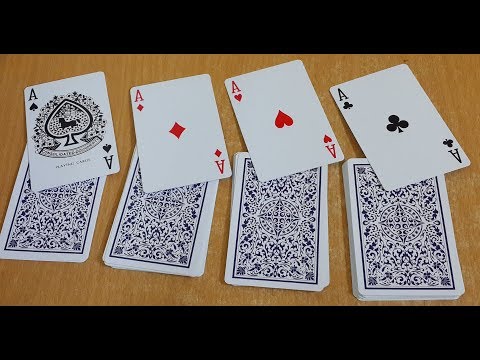 BEST MAGIC CARD TRICK YOU CAN DO WITH 4 ACES - MAGIC TUTORIAL