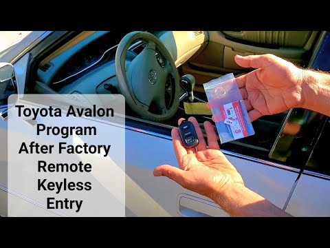 How To Program Aftermarket Key Fob Toyota Avalon 2 Simple Methods