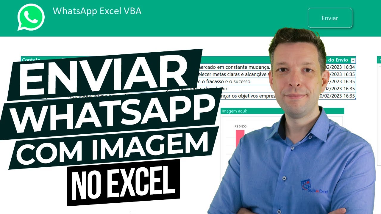 [Excel] Enviar WHATSAPP com IMAGEM - Como Enviar Várias Mensagens Automaticamente