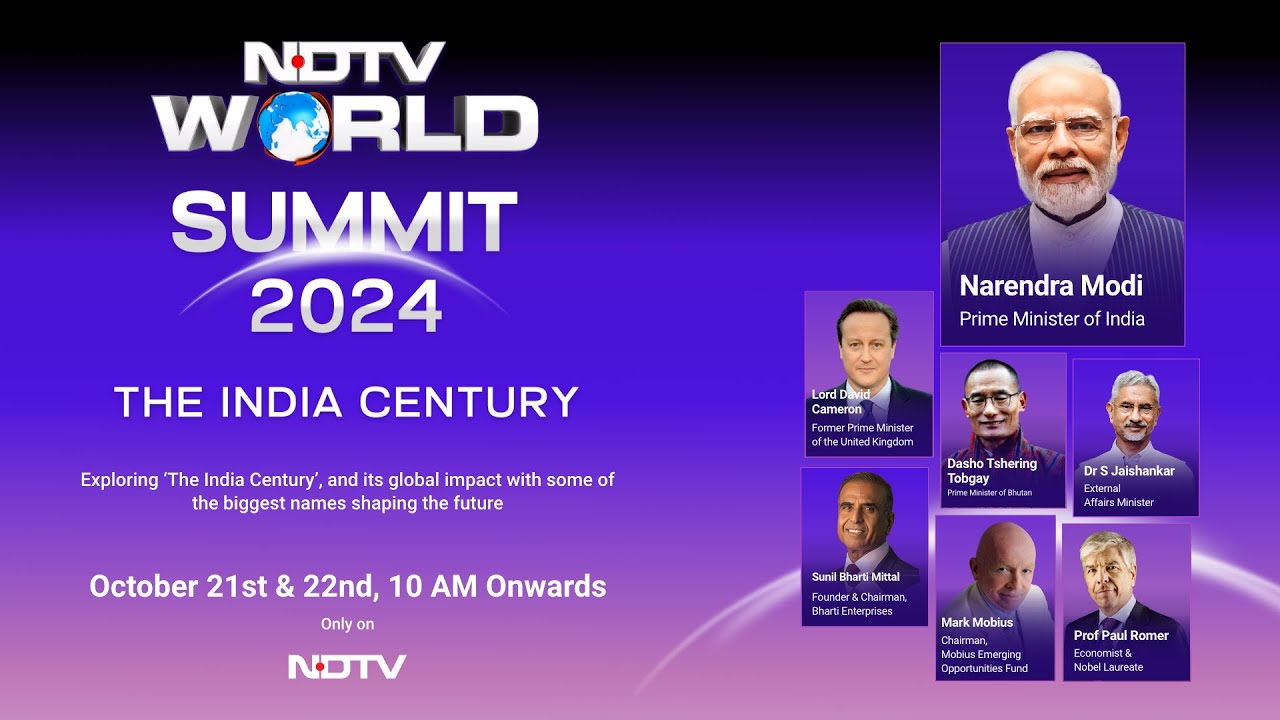 NDTV World Summit 2024 - The India Century | Day 1 - Part 1