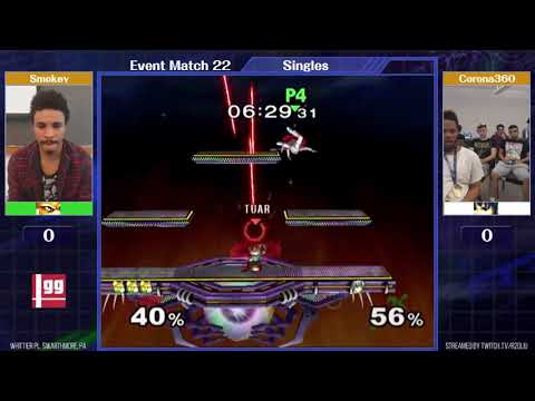 Event Match 22: Smokey (Fox) vs Corona360 (Marth) - Pools