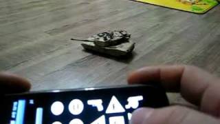 preview picture of video 'Smartphone RC Tank (1/35th scale M1A1 Abrams)'