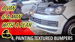 Painting the bumpers on my VW Transporter T6