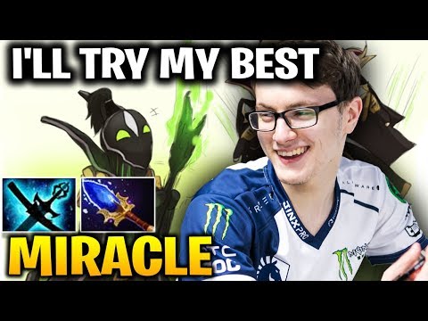 Miracle Tried His Best With Rubick Mid Lane